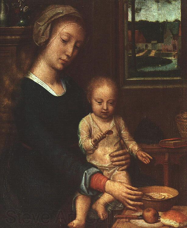 Gerard David The Madonna of the Milk Soup Spain oil painting art